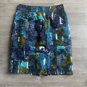 EUC Tabitha x Anthropologie Liquid acres pencil skirt - size 8